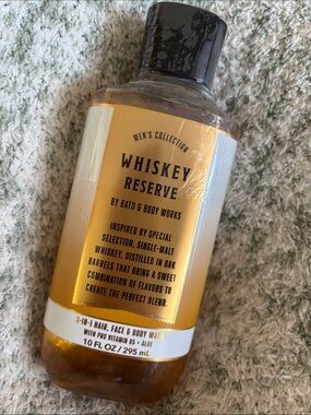 Bath & Body Works Mens Whiskey Reserve Body Wash 3in1 NWT 10 oz